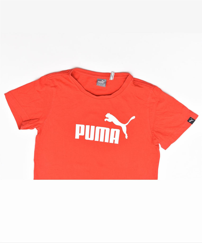 PUMA Boys Graphic T-Shirt Top 9-10 Years Red | Vintage | Thrift | Second-Hand | Used Clothing | Messina Hembry 