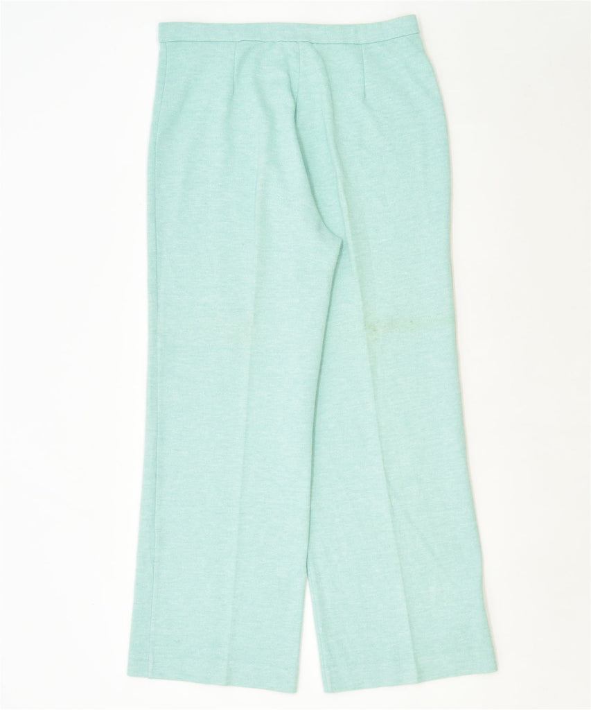 DONOVAN GALVANI Womens Straight Casual Trousers W34 L30 Turquoise Classic | Vintage | Thrift | Second-Hand | Used Clothing | Messina Hembry 