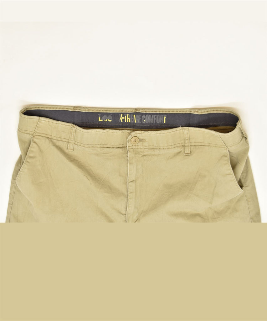 LEE Mens Slim Chino Trousers W42 L32 Khaki Cotton Classic | Vintage | Thrift | Second-Hand | Used Clothing | Messina Hembry 