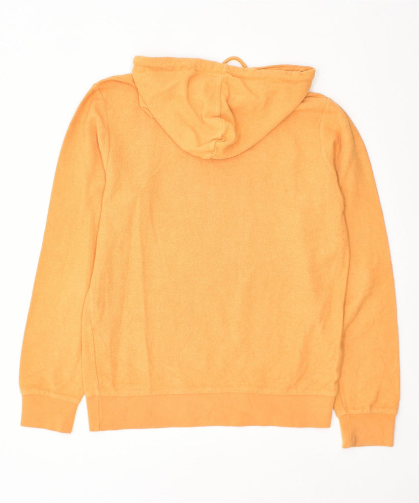 JACK & JONES Mens Graphic Hoodie Jumper Medium Orange Cotton | Vintage | Thrift | Second-Hand | Used Clothing | Messina Hembry 