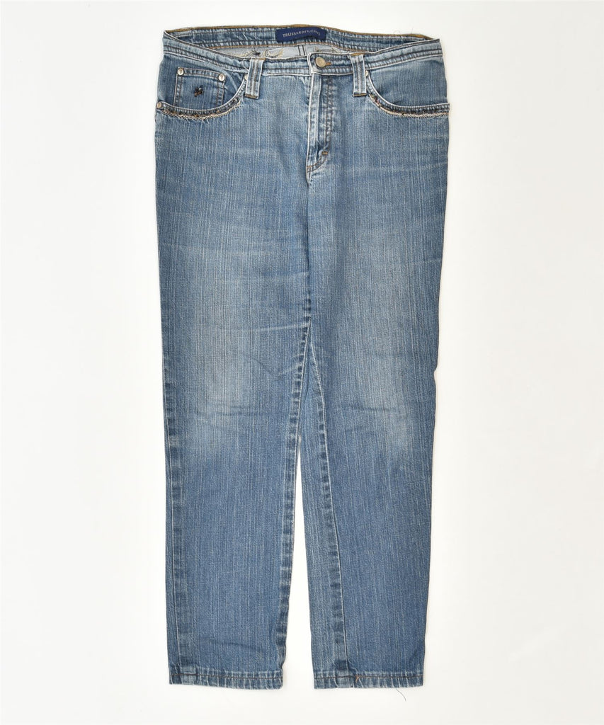 TRUSSARDI Womens Slim Jeans W32 L28 Blue Classic | Vintage | Thrift | Second-Hand | Used Clothing | Messina Hembry 