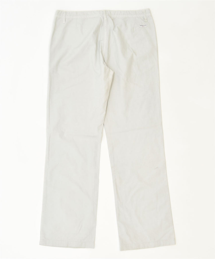 MURPHY & NYE Womens Straight Chino Trousers W32 L31 Grey Cotton Classic | Vintage | Thrift | Second-Hand | Used Clothing | Messina Hembry 