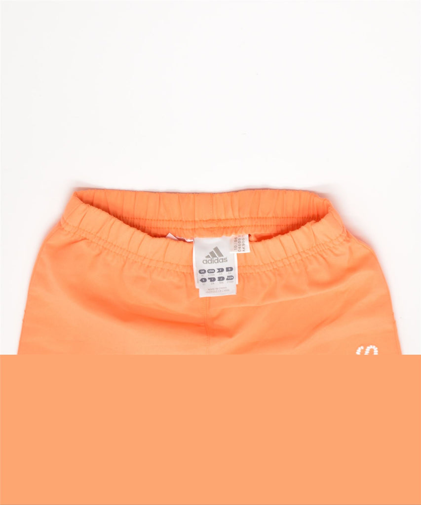 ADIDAS Boys Sport Shorts 18-24 Months Orange Polyester | Vintage | Thrift | Second-Hand | Used Clothing | Messina Hembry 