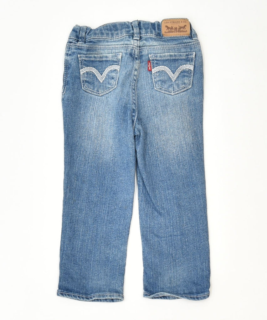 LEVI'S Girls Skinny Jeans 18-24 Months W18 L13 Blue Ramie Classic | Vintage | Thrift | Second-Hand | Used Clothing | Messina Hembry 