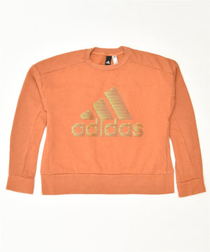 Adidas orange jumper on sale