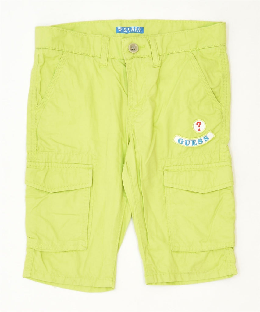 GUESS Girls Cargo Shorts 11-12 Years W28 Green Cotton Classic | Vintage | Thrift | Second-Hand | Used Clothing | Messina Hembry 