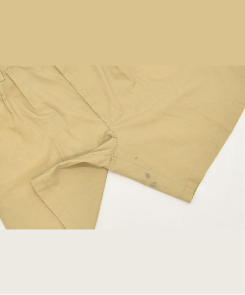 VINTAGE Mens Pegged Chino Shorts EU 54 2XL W38 Beige Polyester Classic | Vintage | Thrift | Second-Hand | Used Clothing | Messina Hembry 