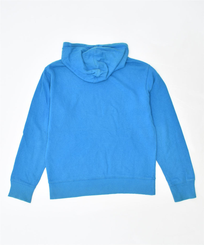 JACK & JONES Mens Graphic Hoodie Jumper Small Blue Cotton | Vintage | Thrift | Second-Hand | Used Clothing | Messina Hembry 