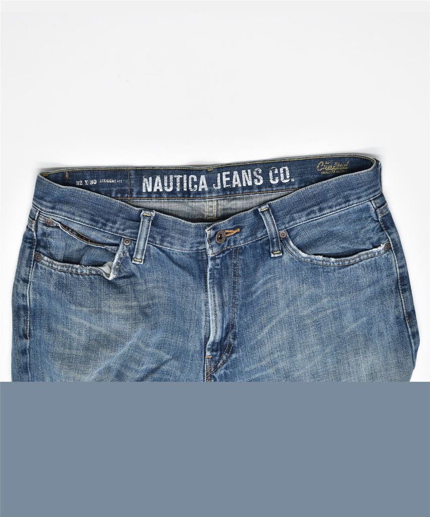 NAUTICA Womens Straight Jeans W32 L30 Blue Cotton | Vintage | Thrift | Second-Hand | Used Clothing | Messina Hembry 