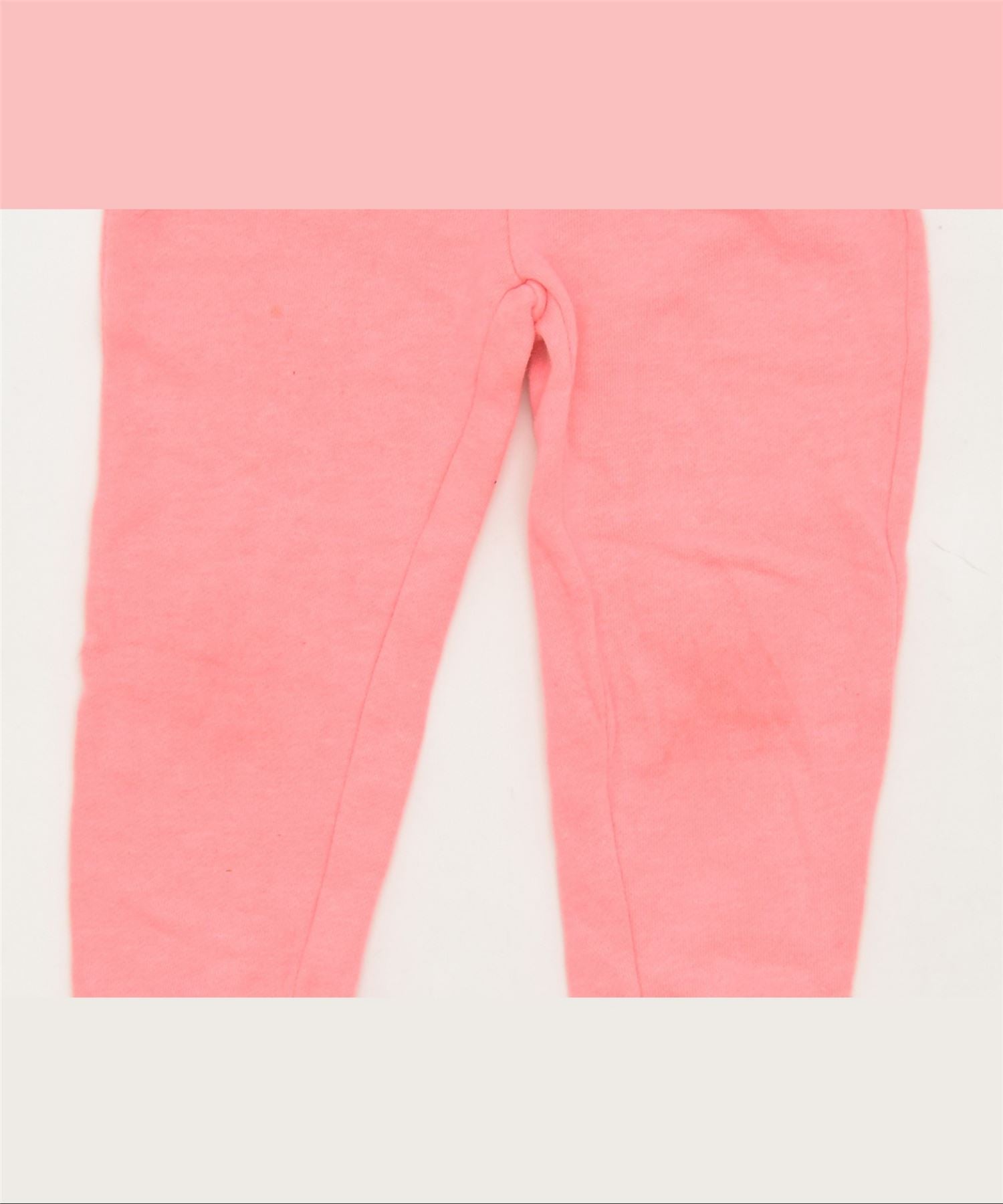 GAP Girls Tracksuit Trousers Joggers 3-4 Years Pink Cotton Sports