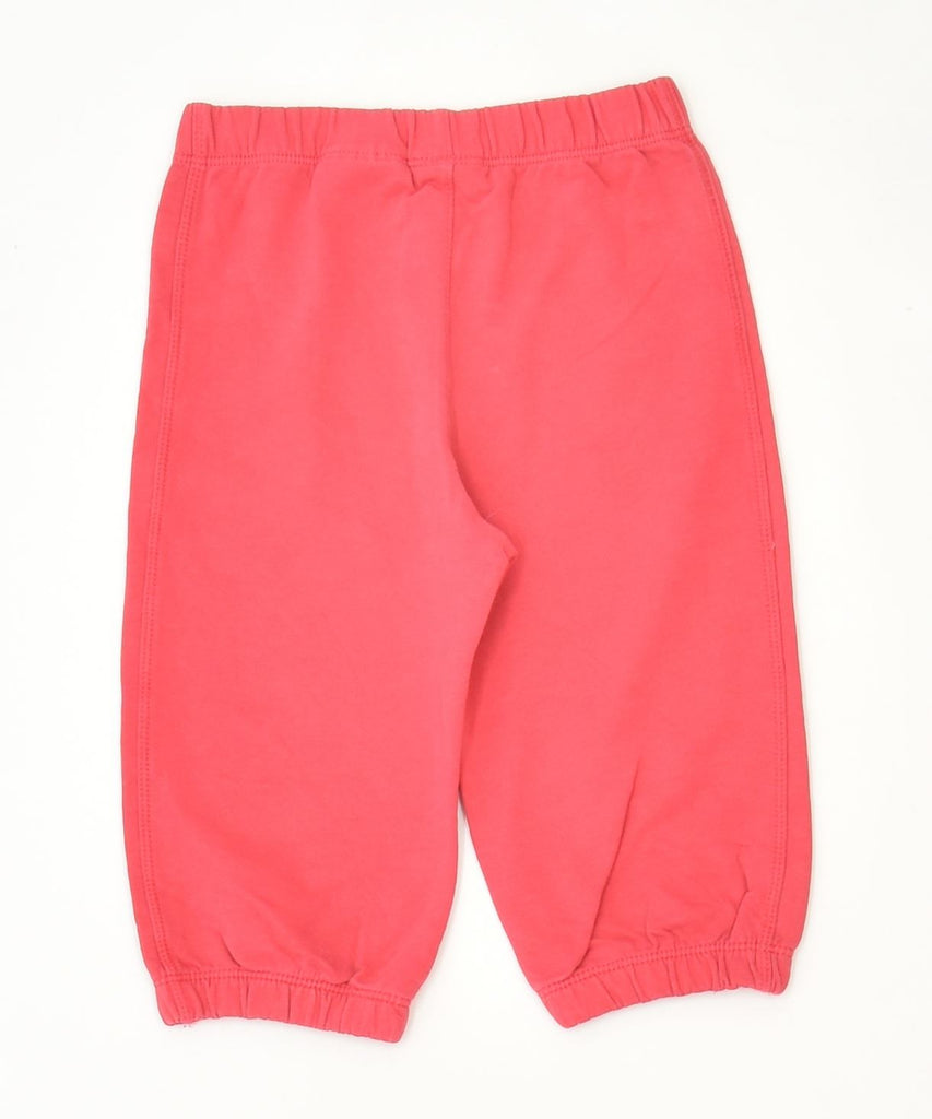 NIKE Girls Tracksuit Trousers 9-12 Months Pink Cotton Sports | Vintage | Thrift | Second-Hand | Used Clothing | Messina Hembry 