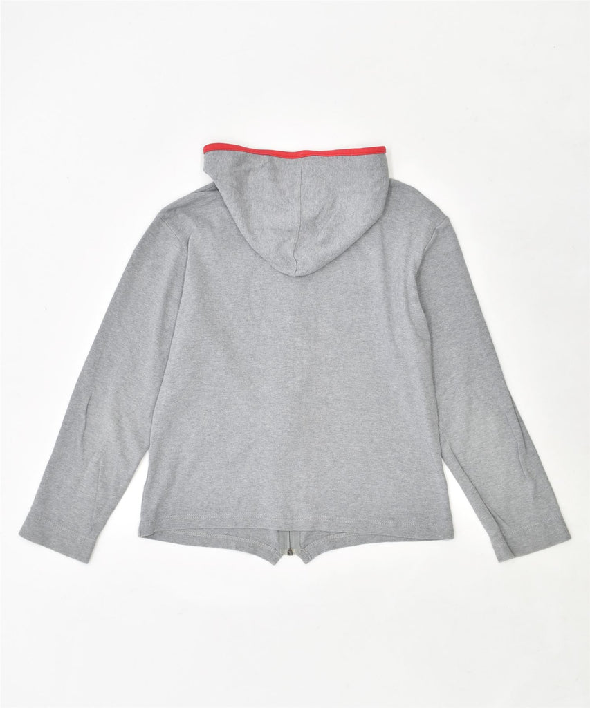 LEE Womens Zip Hoodie Sweater UK 14 Large Grey Cotton | Vintage | Thrift | Second-Hand | Used Clothing | Messina Hembry 