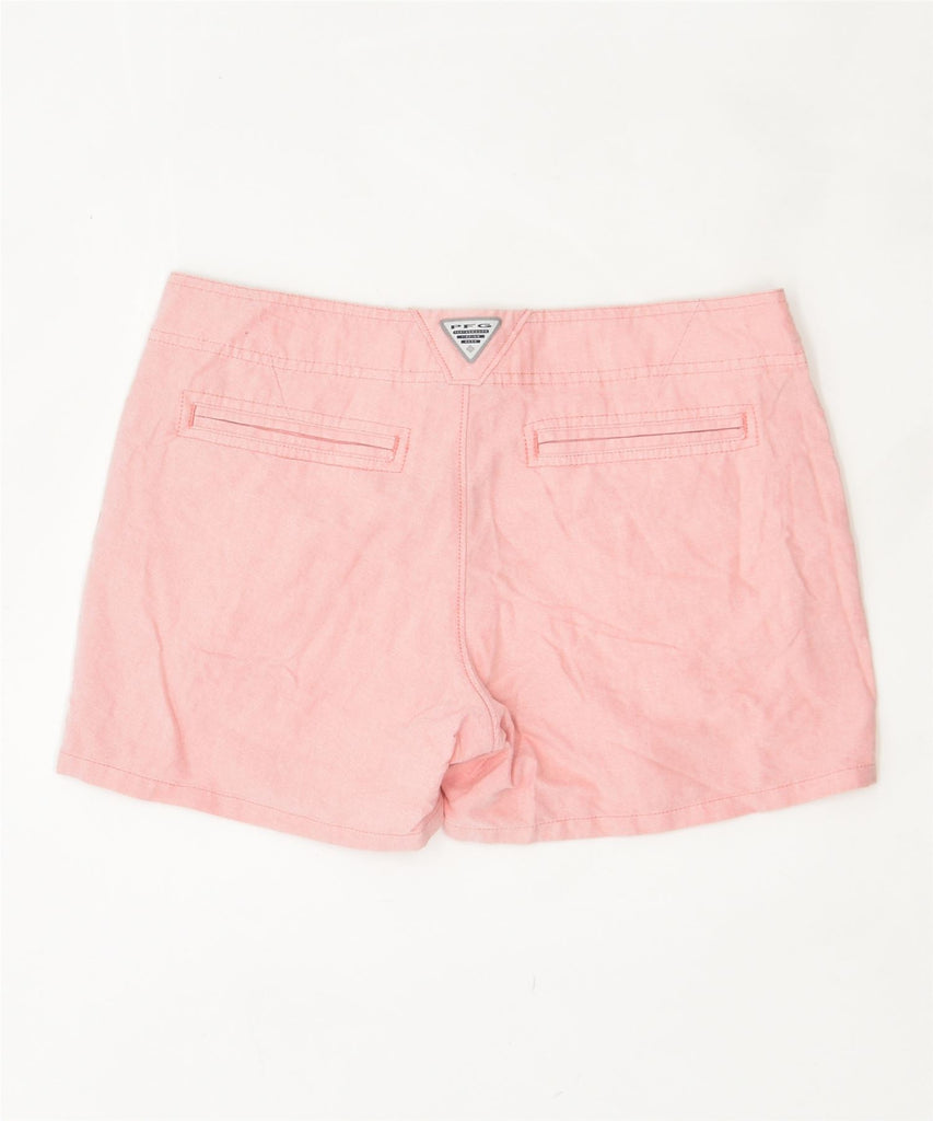 COLUMBIA Womens Casual Shorts US 12 Medium W32 Pink Cotton | Vintage | Thrift | Second-Hand | Used Clothing | Messina Hembry 