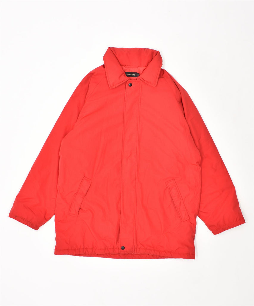 ALBERTO ASPESI Womens Hooded Windbreaker Jacket UK 18 XL Red Vintage | Vintage | Thrift | Second-Hand | Used Clothing | Messina Hembry 