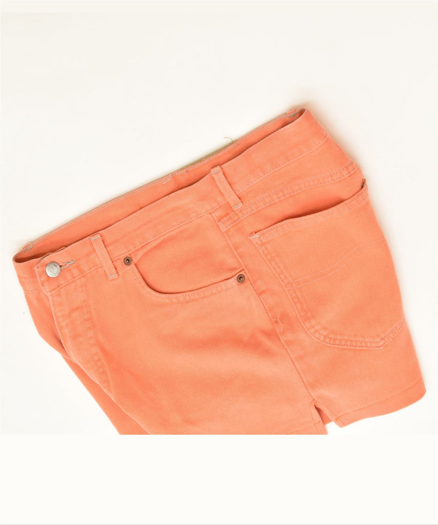 RIFLE Womens Denim Hot Pants W32 Large Orange Cotton Classic | Vintage | Thrift | Second-Hand | Used Clothing | Messina Hembry 