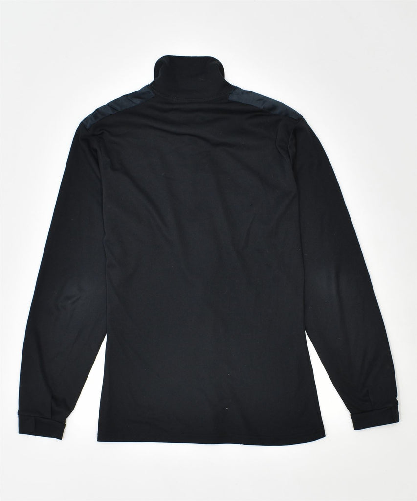 TRUSSARDI Womens Pullover Shirt UK 12 Medium Black | Vintage | Thrift | Second-Hand | Used Clothing | Messina Hembry 