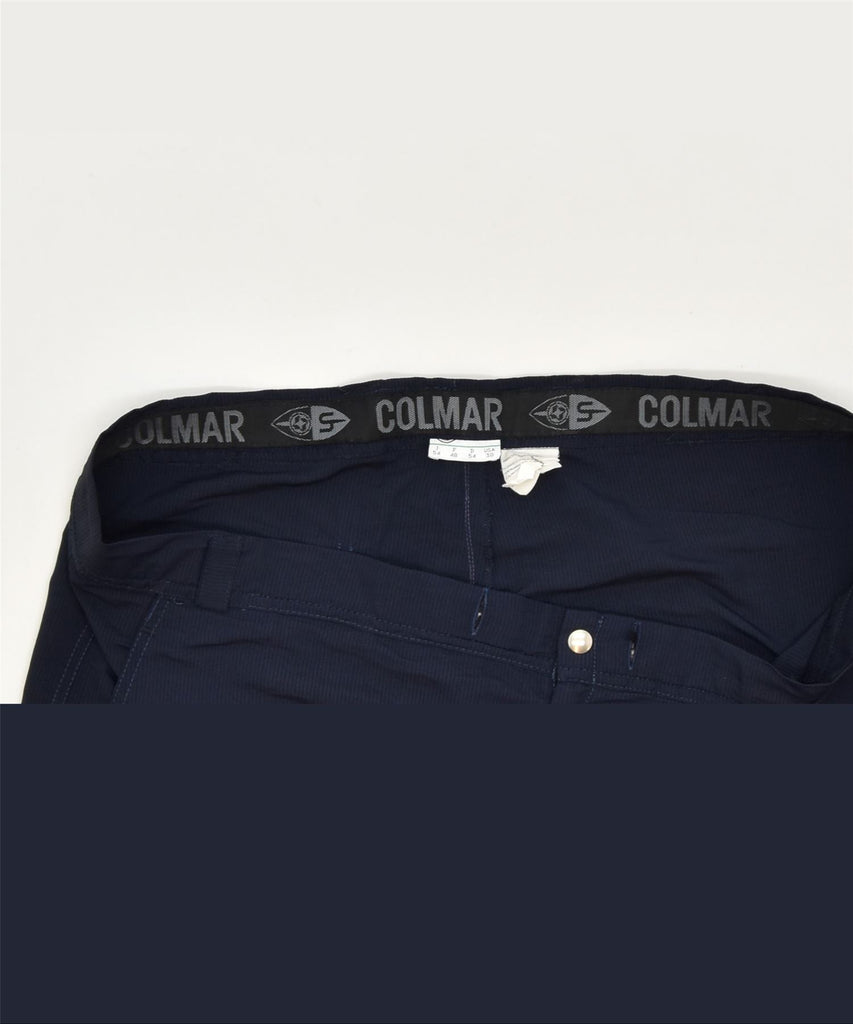 COLMAR Mens Slim Cargo Trousers W44 L27 Navy Blue Polyamide Classic | Vintage | Thrift | Second-Hand | Used Clothing | Messina Hembry 