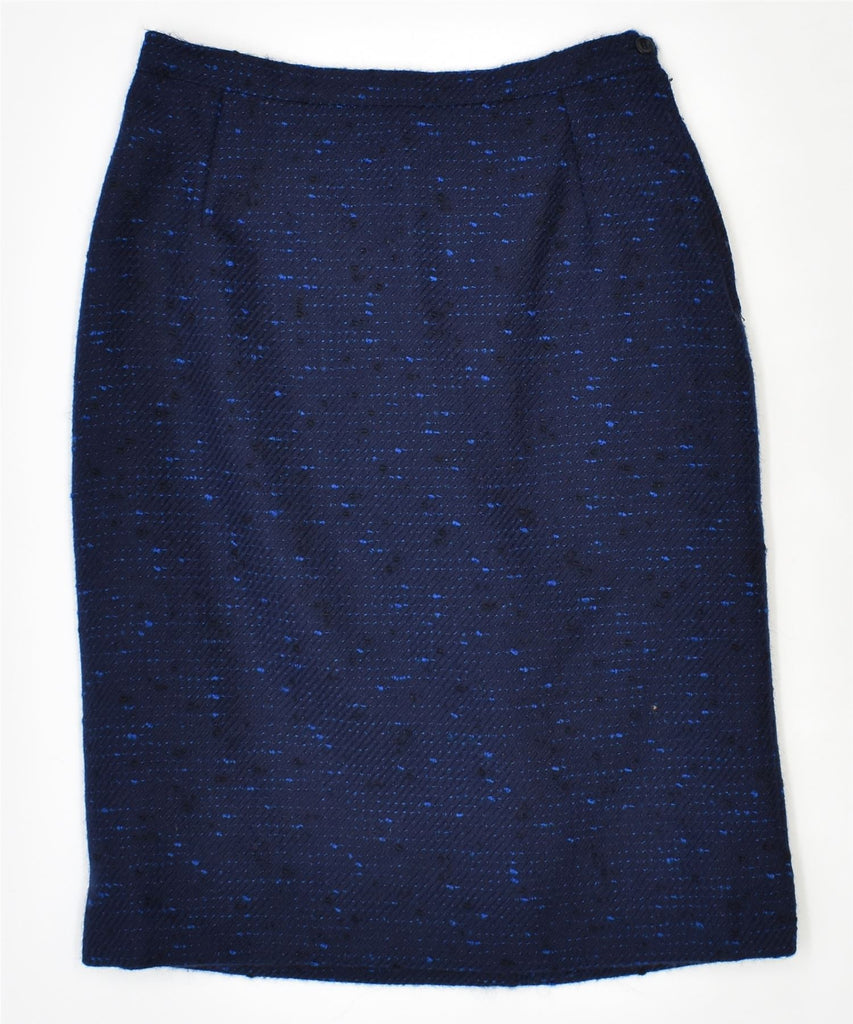 VINTAGE Womens Pencil Skirt W30 Medium Navy Blue | Vintage | Thrift | Second-Hand | Used Clothing | Messina Hembry 