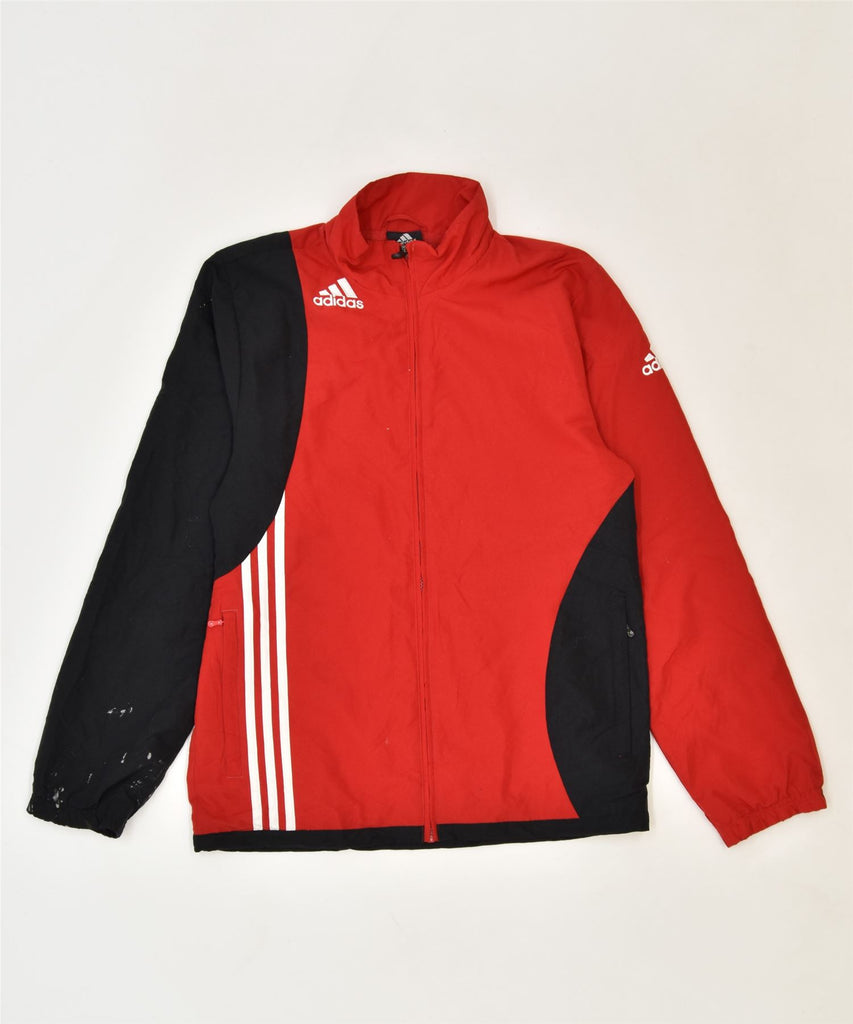 ADIDAS Mens Tracksuit Top Jacket UK 36/38 Small Red Polyester Sports | Vintage | Thrift | Second-Hand | Used Clothing | Messina Hembry 