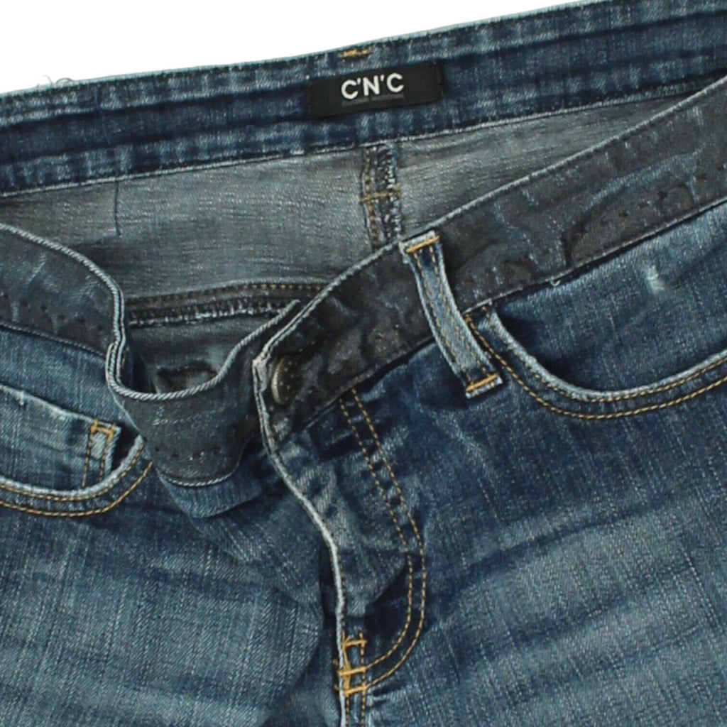 C'N'C Costume National Womens Blue Slim Fit Jeans | Vintage Designer Denim VTG | Vintage Messina Hembry | Thrift | Second-Hand Messina Hembry | Used Clothing | Messina Hembry 