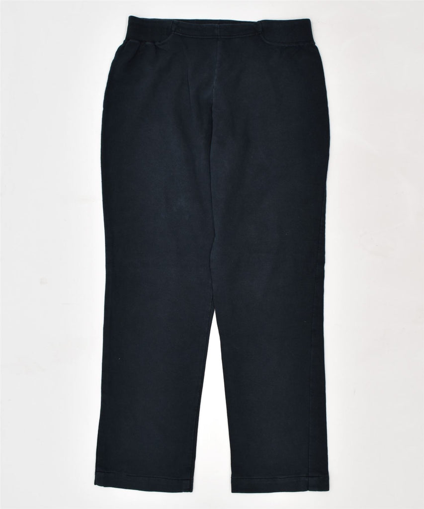 CHAMPION Womens Tracksuit Trousers Medium Black Cotton | Vintage | Thrift | Second-Hand | Used Clothing | Messina Hembry 