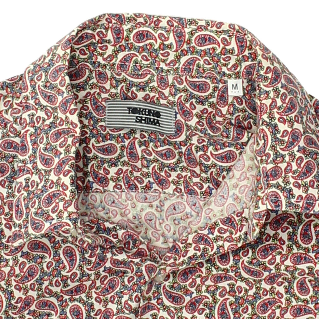 Tokuno Shima Womens Colourful Paisley Shirt | Vintage High End Designer VTG | Vintage Messina Hembry | Thrift | Second-Hand Messina Hembry | Used Clothing | Messina Hembry 