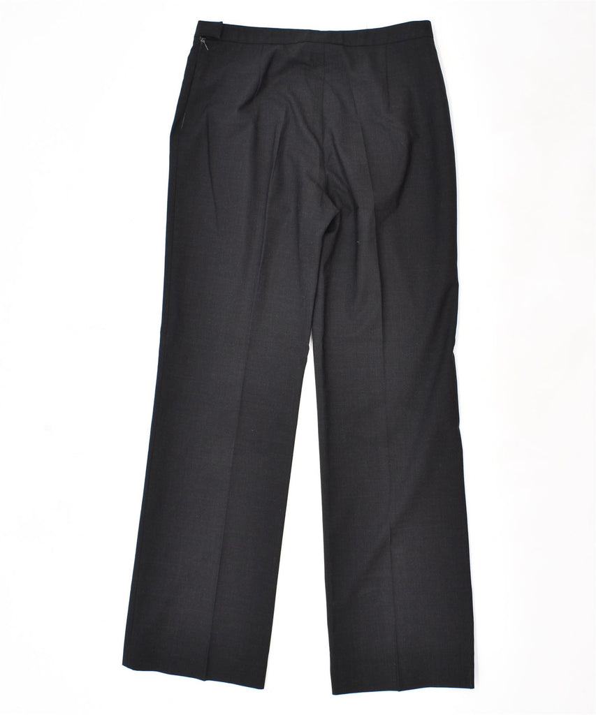 ALBERTO BIANI Womens Straight Suit Trousers IT 46 Large W31 L32 Black | Vintage | Thrift | Second-Hand | Used Clothing | Messina Hembry 