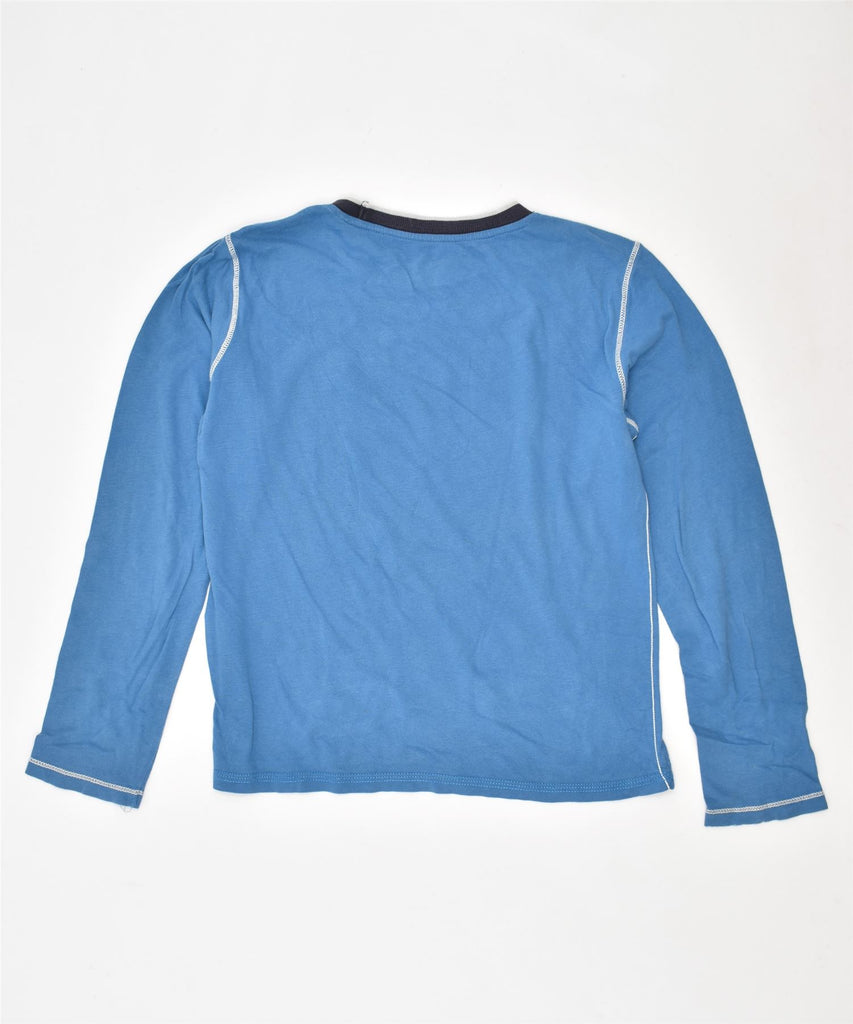 NAPAPIJRI Boys Graphic Top Long Sleeve 9-10 Years Blue Cotton | Vintage | Thrift | Second-Hand | Used Clothing | Messina Hembry 