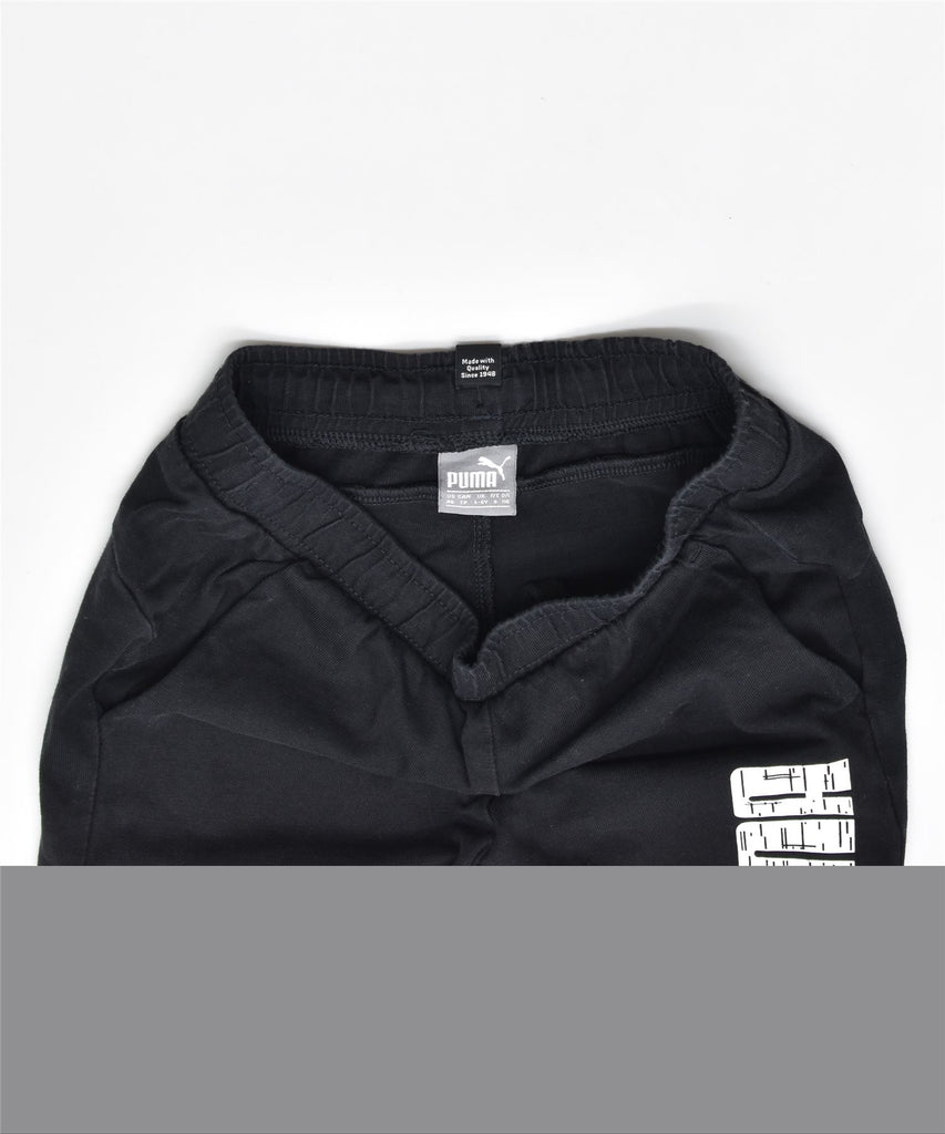 PUMA Boys Sport Shorts 5-6 Years Black | Vintage | Thrift | Second-Hand | Used Clothing | Messina Hembry 