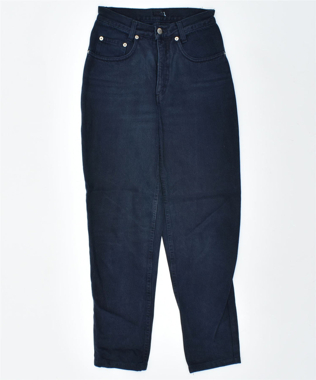 VINTAGE Womens Slim Jeans IT 40 Small W24 L27 Navy Blue | Vintage | Thrift | Second-Hand | Used Clothing | Messina Hembry 