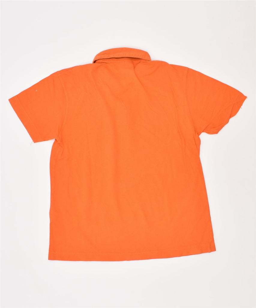 SERGIO TACCHINI Womens Polo Shirt EU 40 Medium Orange Cotton | Vintage | Thrift | Second-Hand | Used Clothing | Messina Hembry 