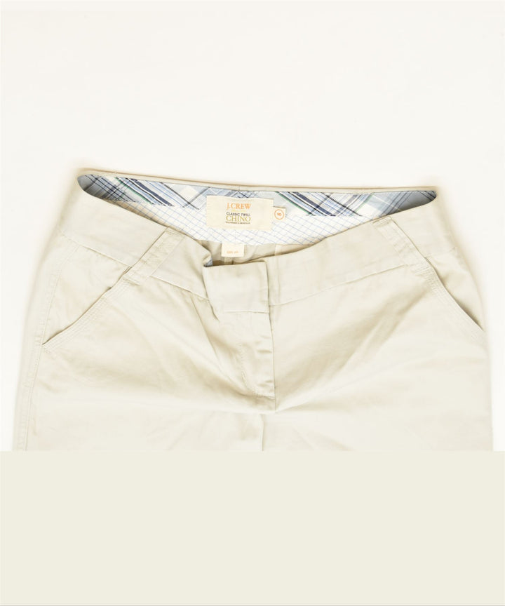J. CREW Womens Chino Shorts US 8 Medium W33 Beige Cotton Classic | Vintage | Thrift | Second-Hand | Used Clothing | Messina Hembry 