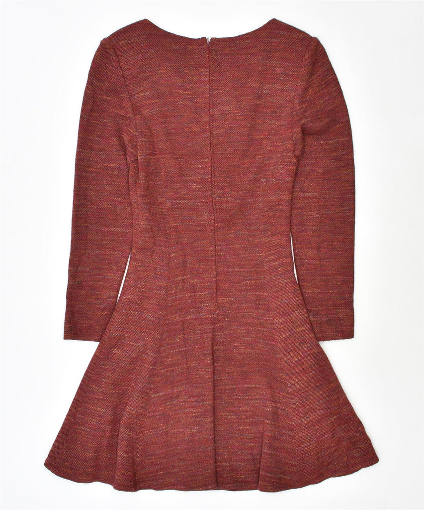 VINTAGE Womens Jumper Dress UK 6 XS Red | Vintage | Thrift | Second-Hand | Used Clothing | Messina Hembry 