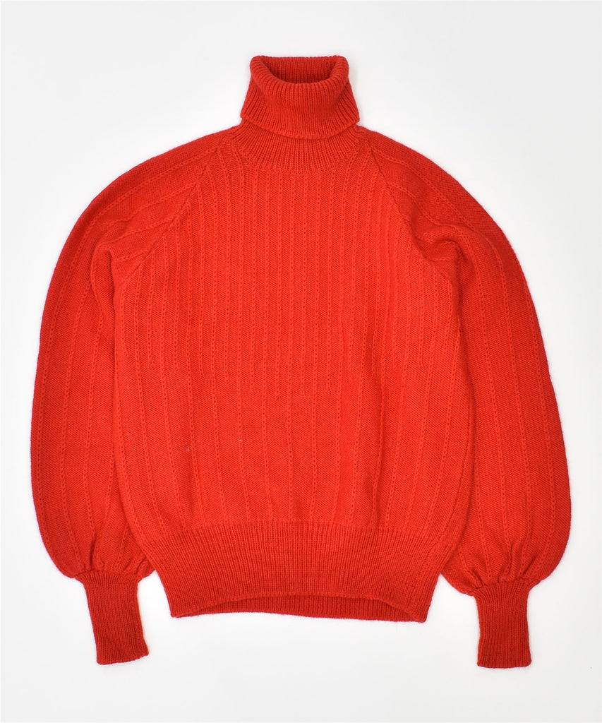 VINTAGE Girls Roll Neck Jumper Sweater 10-11 Years Red | Vintage | Thrift | Second-Hand | Used Clothing | Messina Hembry 