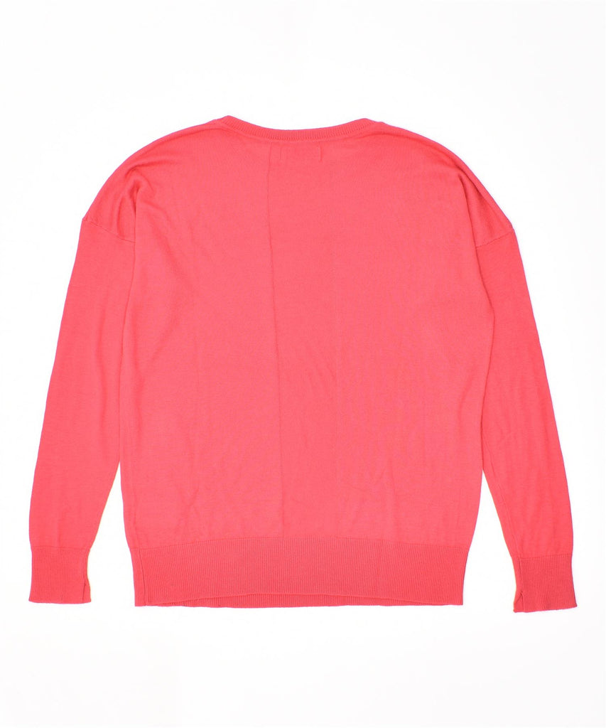 DACK'S Mens Crew Neck Jumper Sweater Medium Pink Viscose Vintage | Vintage | Thrift | Second-Hand | Used Clothing | Messina Hembry 