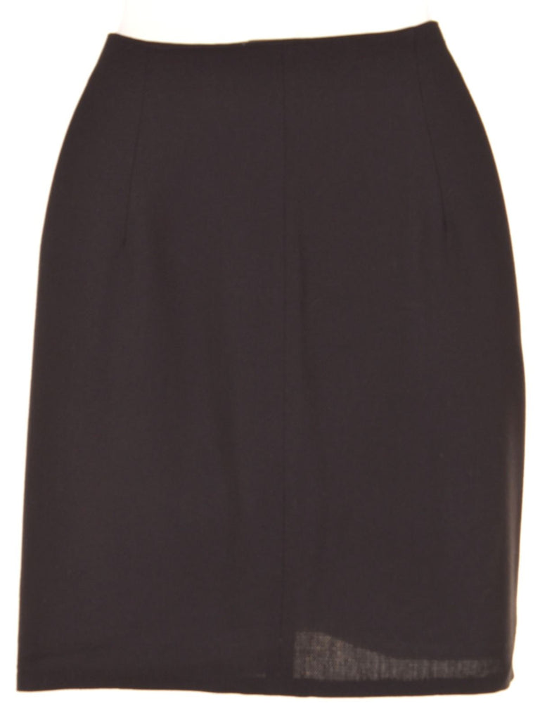 MAX & CO. Womens Straight Skirt UK 12 W29 L18 Black Viscose - Second Hand & Vintage Designer Clothing - Messina Hembry