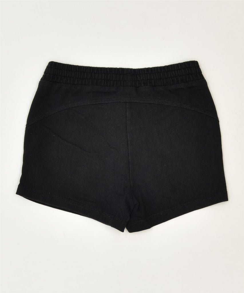 PUMA Girls Sport Shorts 9-10 Years Black Cotton Sports | Vintage | Thrift | Second-Hand | Used Clothing | Messina Hembry 