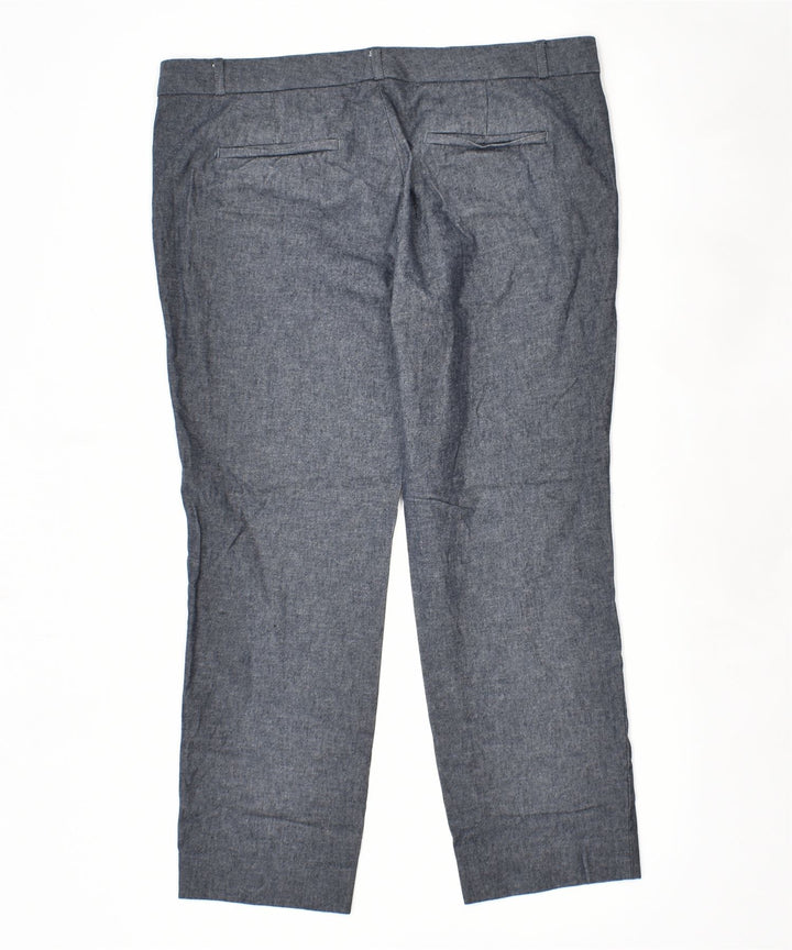 BANANA REPUBLIC Womens Straight Capri Trousers US 14 XL W36 L23 Grey | Vintage | Thrift | Second-Hand | Used Clothing | Messina Hembry 