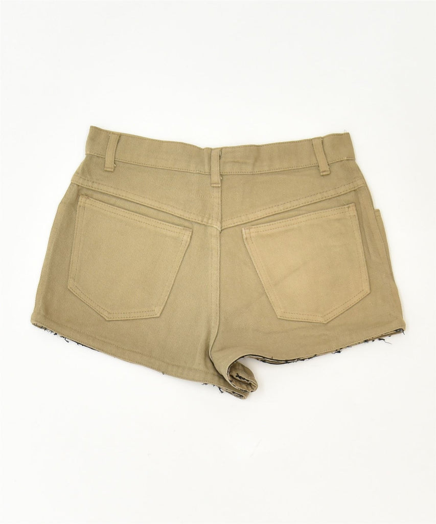 ALBERTA FERRETTI Girls Casual Shorts 13-14 Years W26 Khaki Cotton Designer | Vintage | Thrift | Second-Hand | Used Clothing | Messina Hembry 