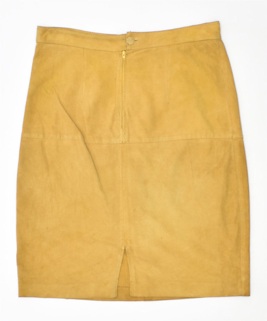 VINTAGE Womens Straight Skirt Medium W30 Yellow | Vintage | Thrift | Second-Hand | Used Clothing | Messina Hembry 