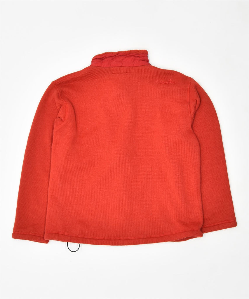 CANADIAN Boys Polartec Cardigan Sweater 11-12 Years Red Polyester Vintage | Vintage | Thrift | Second-Hand | Used Clothing | Messina Hembry 