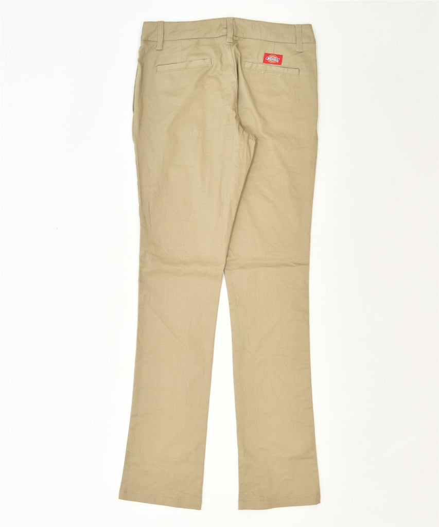 DICKIES Womens Slim Chino Trousers US 7 Medium W30 L33 Beige Classic | Vintage | Thrift | Second-Hand | Used Clothing | Messina Hembry 