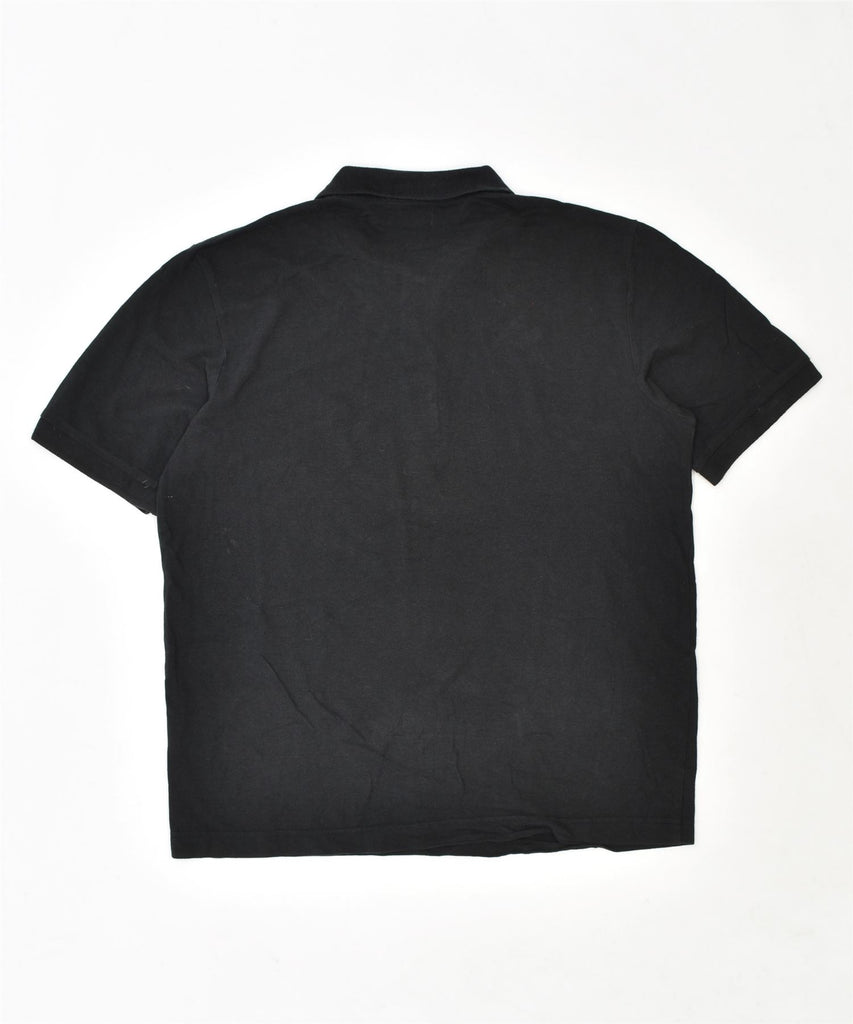 KAPPA Mens Polo Shirt Medium Black Cotton | Vintage | Thrift | Second-Hand | Used Clothing | Messina Hembry 