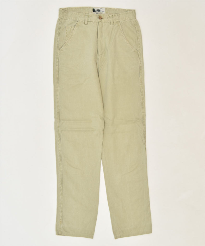 HENRY COTTONS Mens Slim Chino Trousers IT 48 Medium W28 L30 Green Classic | Vintage | Thrift | Second-Hand | Used Clothing | Messina Hembry 