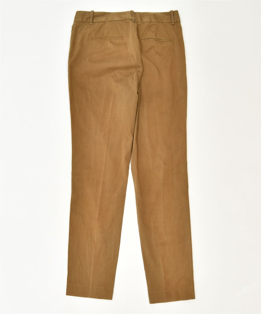 MASSIMO DUTTI Womens Slim Chino Trousers US 4 Small W28 L29 Brown | Vintage | Thrift | Second-Hand | Used Clothing | Messina Hembry 