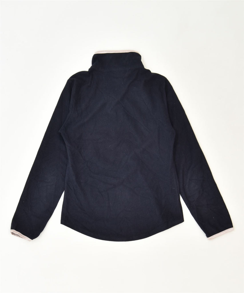 CHAMPION Girls Fleece Sweatshirt Jumper 11-12 Years Large Navy Blue | Vintage | Thrift | Second-Hand | Used Clothing | Messina Hembry 