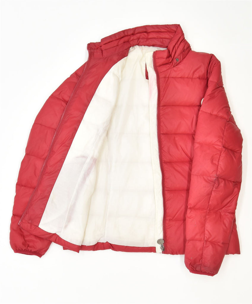 BEST COMPANY Womens Padded Jacket UK 8 Small Red Nylon | Vintage | Thrift | Second-Hand | Used Clothing | Messina Hembry 