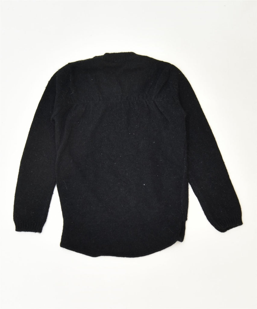 LIU JO Girls Crew Neck Jumper Sweater 7-8 Years Black Acrylic Classic | Vintage | Thrift | Second-Hand | Used Clothing | Messina Hembry 