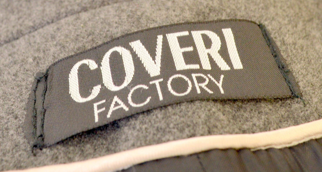 COVERI FACTORY Womens Overcoat IT 46 Large Grey Polyester Vintage | Vintage | Thrift | Second-Hand | Used Clothing | Messina Hembry 