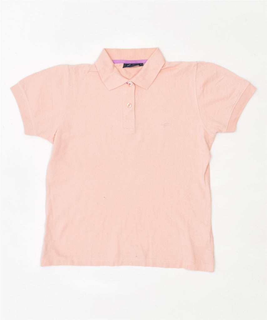 LOTTO Womens Polo Shirt UK 14 Large Pink Cotton | Vintage | Thrift | Second-Hand | Used Clothing | Messina Hembry 